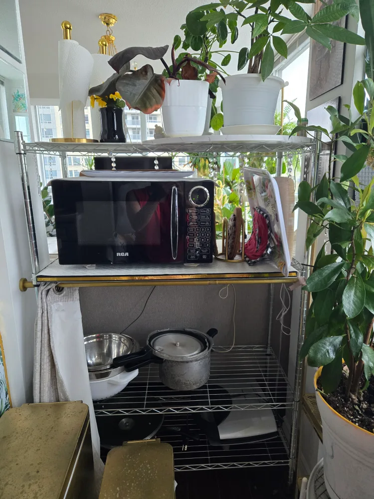 4 Shelf metal Wire Shelving Unit image indicator(2)