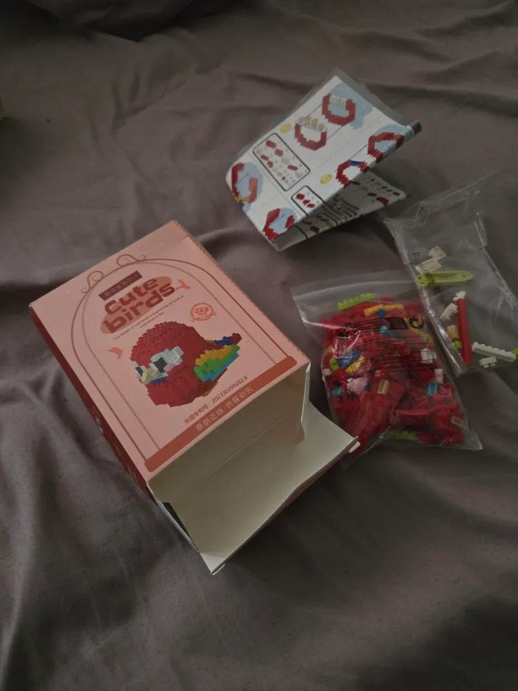 Cute Birds 3D Mini Building Blocks - Set of 3 image indicator(4)