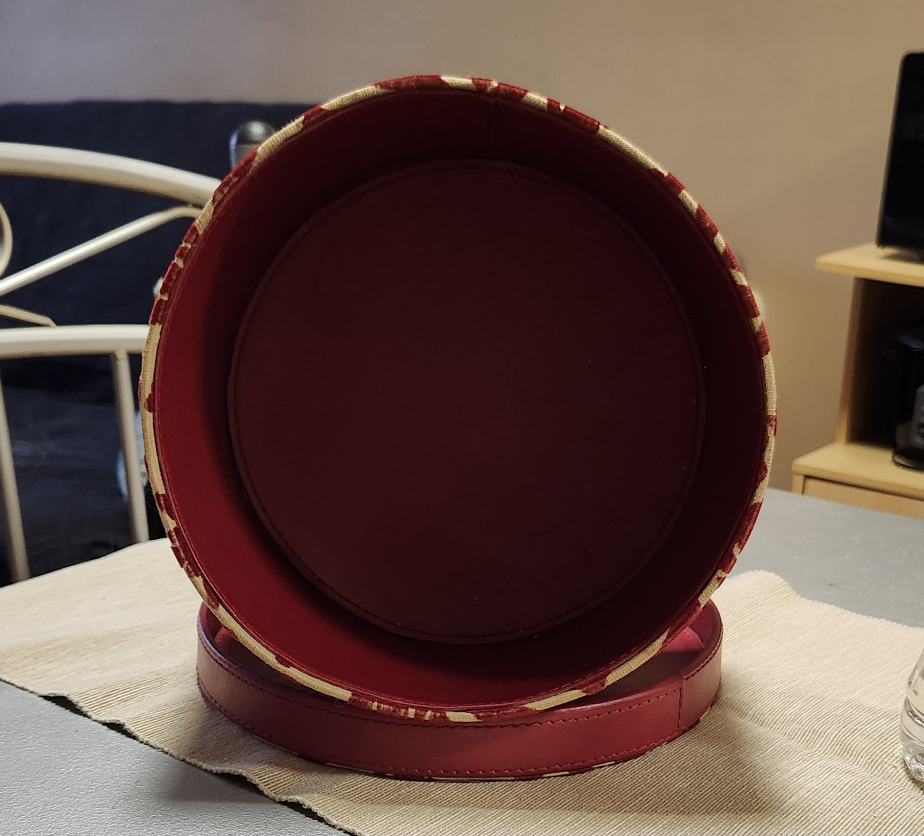 Indigolite Round Decorative Felt Box - photo 4