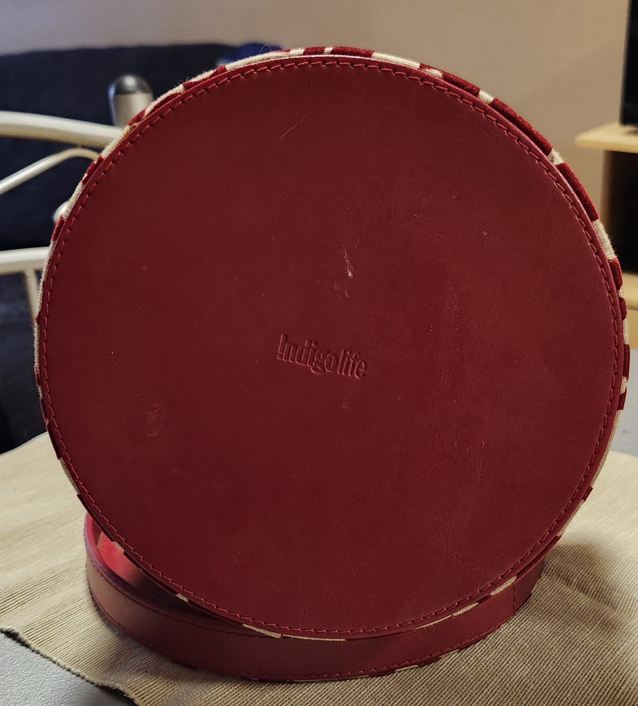 Indigolite Round Decorative Felt Box - photo 5