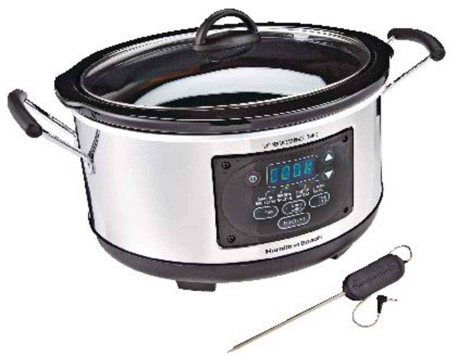 NEW Hamilton Beach Programmable Slow Cooker Stainless 5.6 Liters - photo 4