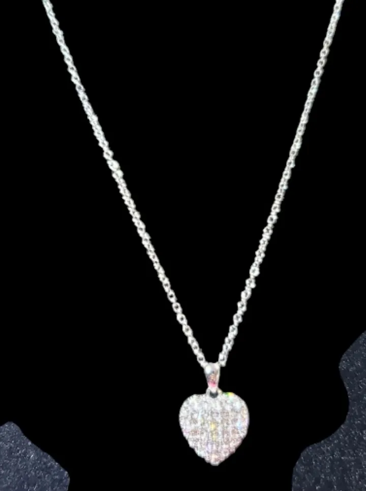 Silver Heart Necklace image indicator(2)