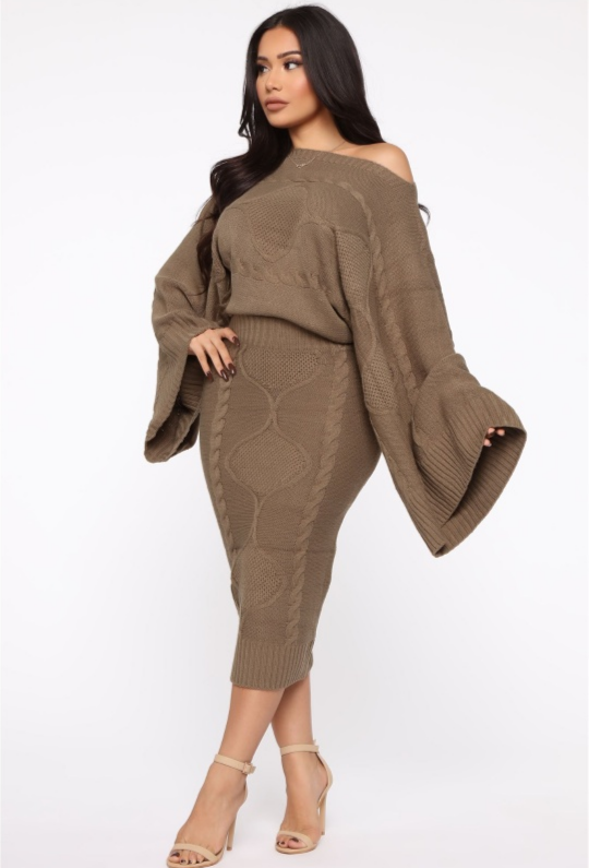 Knit Sweater and Skirt Set - photo 3