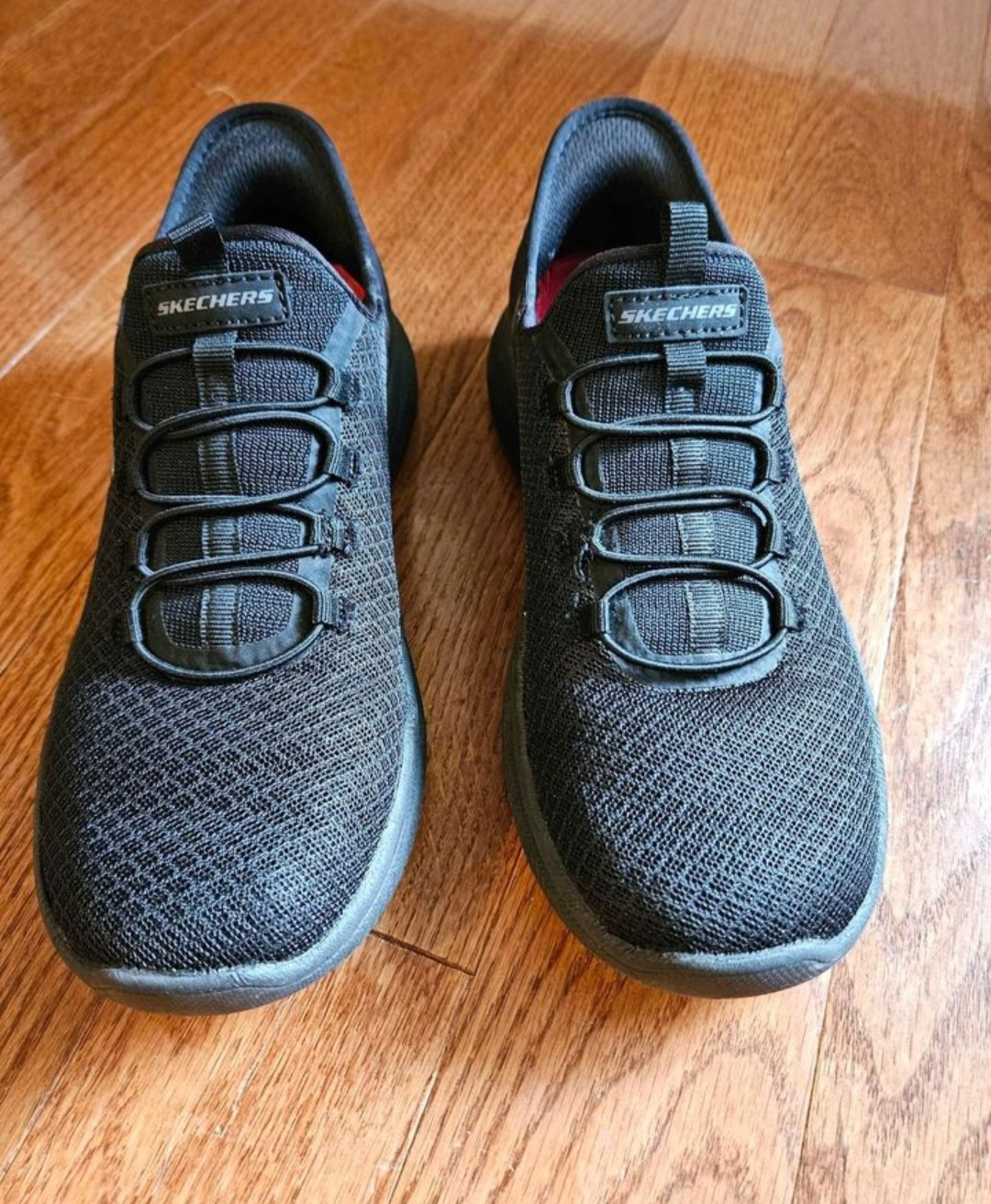 Skechers Women's Black Slip-on Sneakers