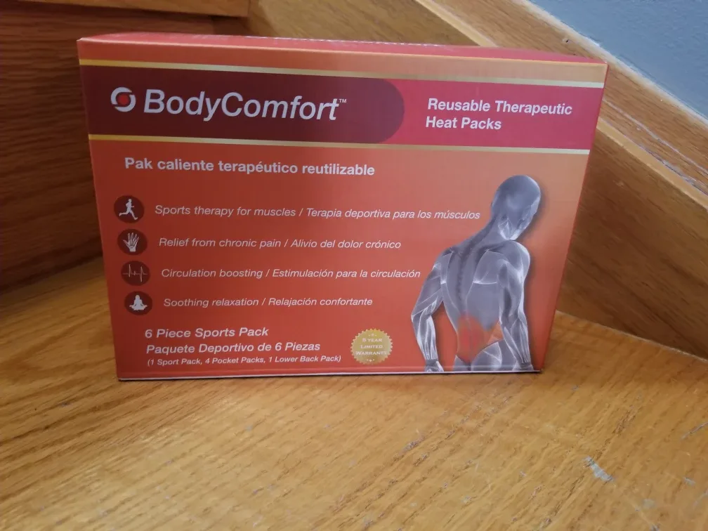 Body Comfort -6 pack Reusable Heat Packs Sealed box image indicator(2)