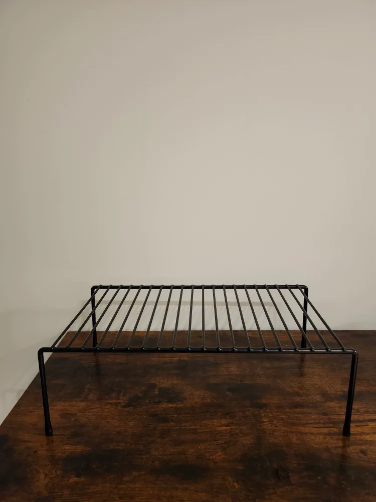 Black Metal Cabinet Organizing shelf (×2) thumbnail