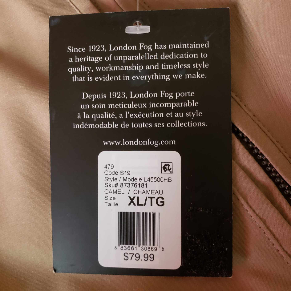 BNWT London Fog Men's Coat - photo 4