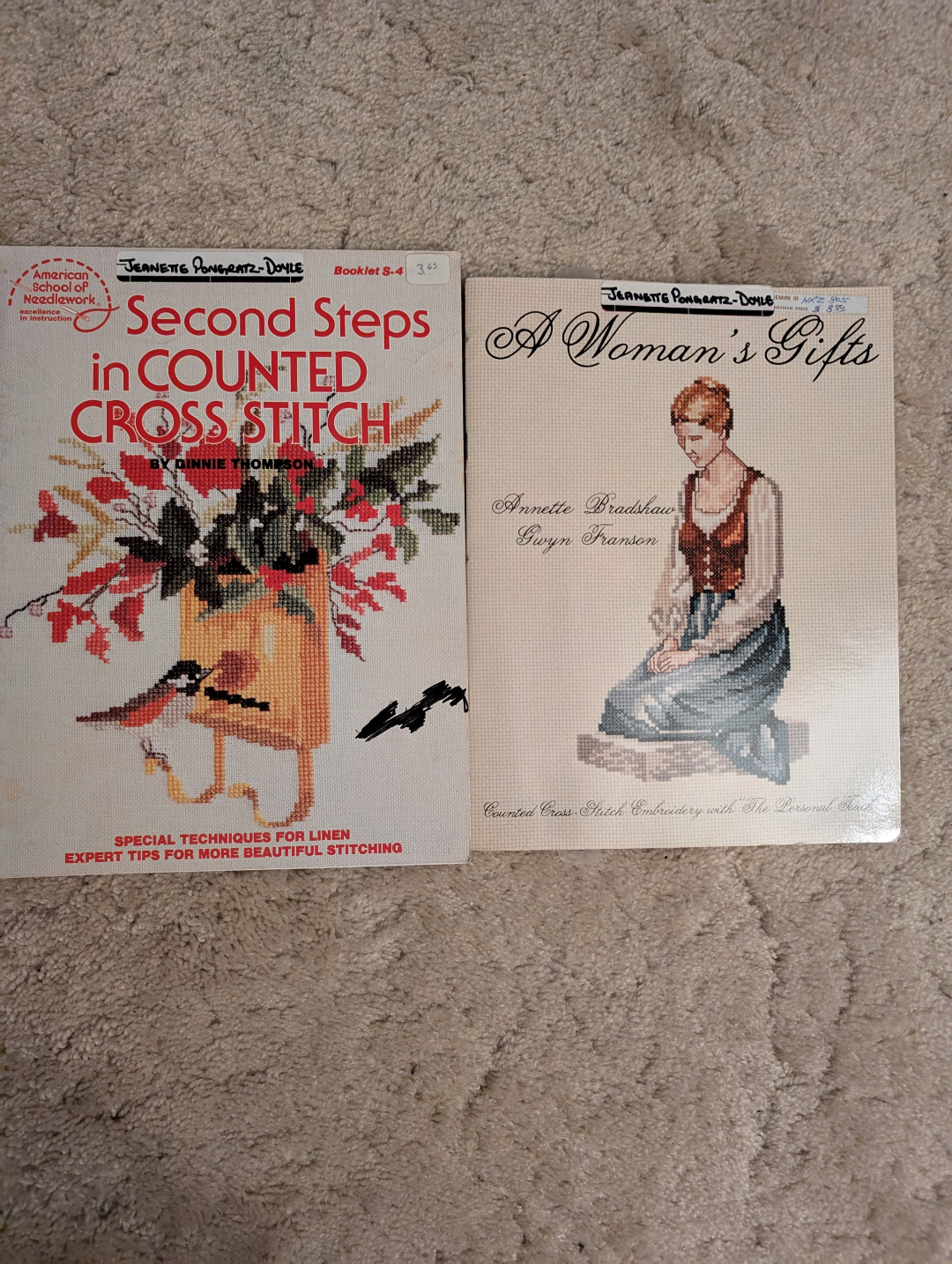 Set 12   -  2 Counted Cross Stitch Booklets