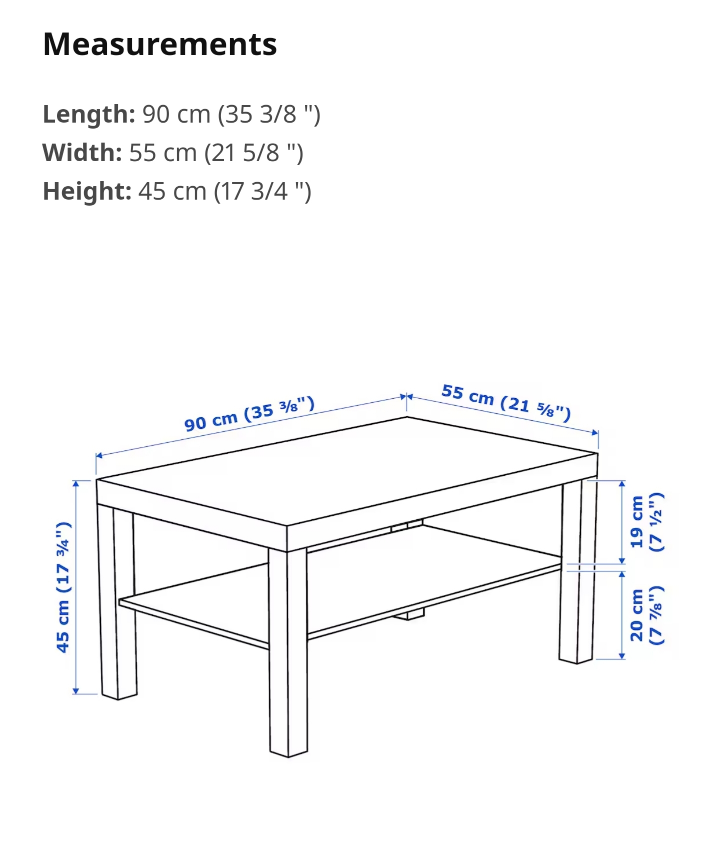 IKEA LACK Coffee table - photo 2