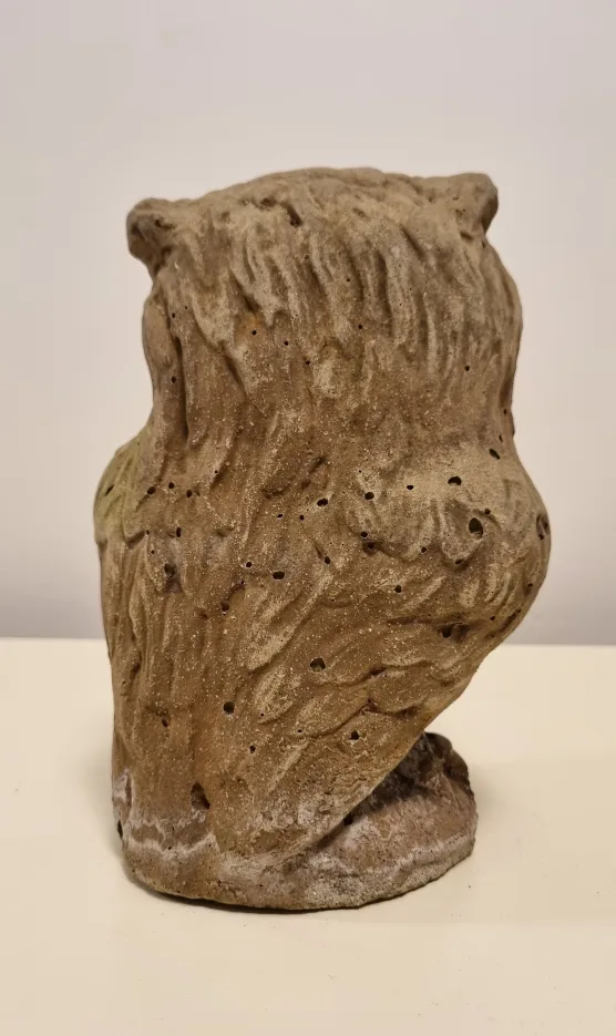 Vintage Concrete Owl Statue image indicator(4)