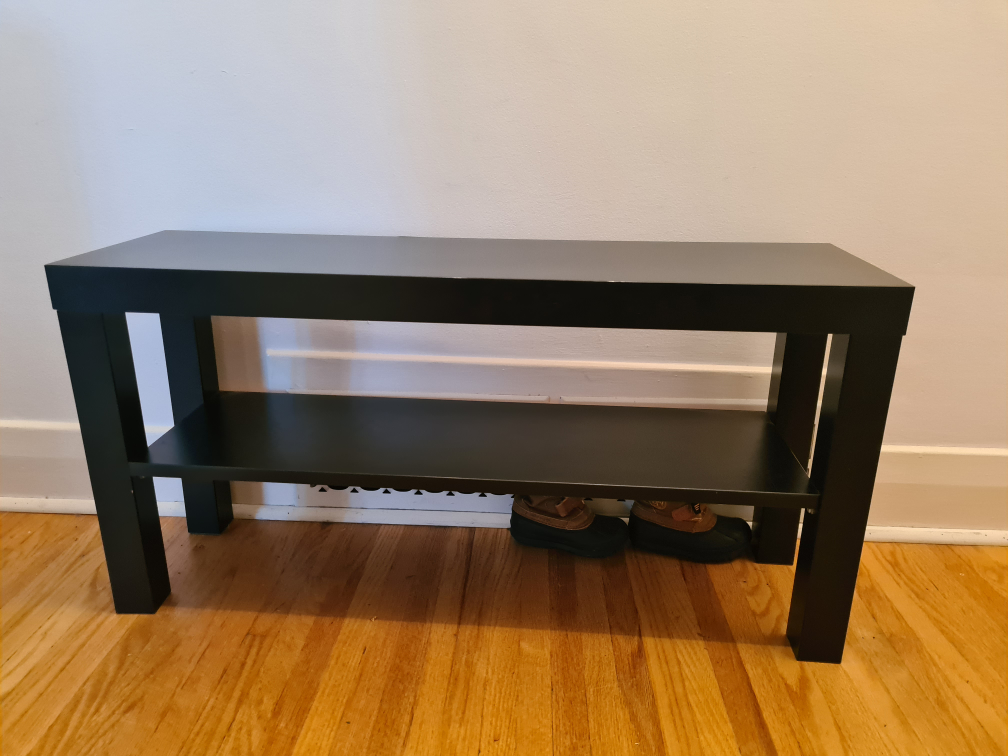 Ikea Black Bench