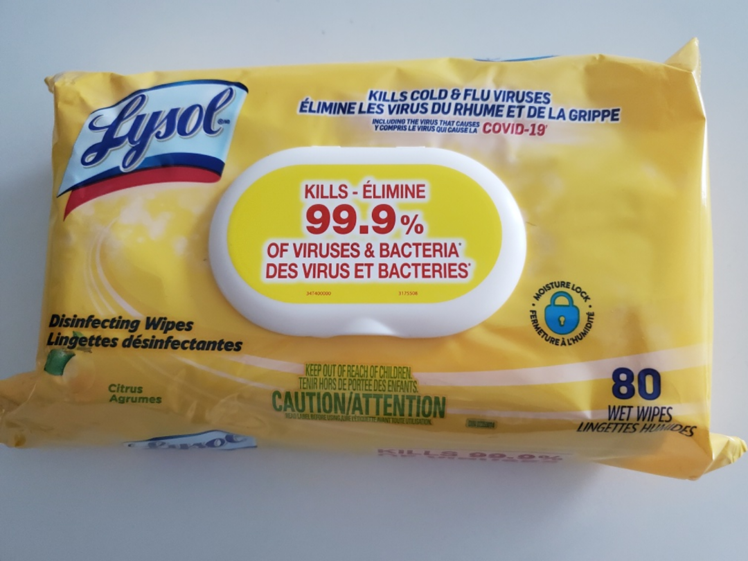 Lysol wipes 80 sheets
