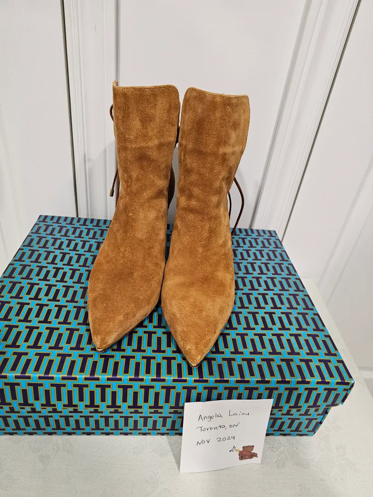 Tory Burch Suede Booties image indicator(6)