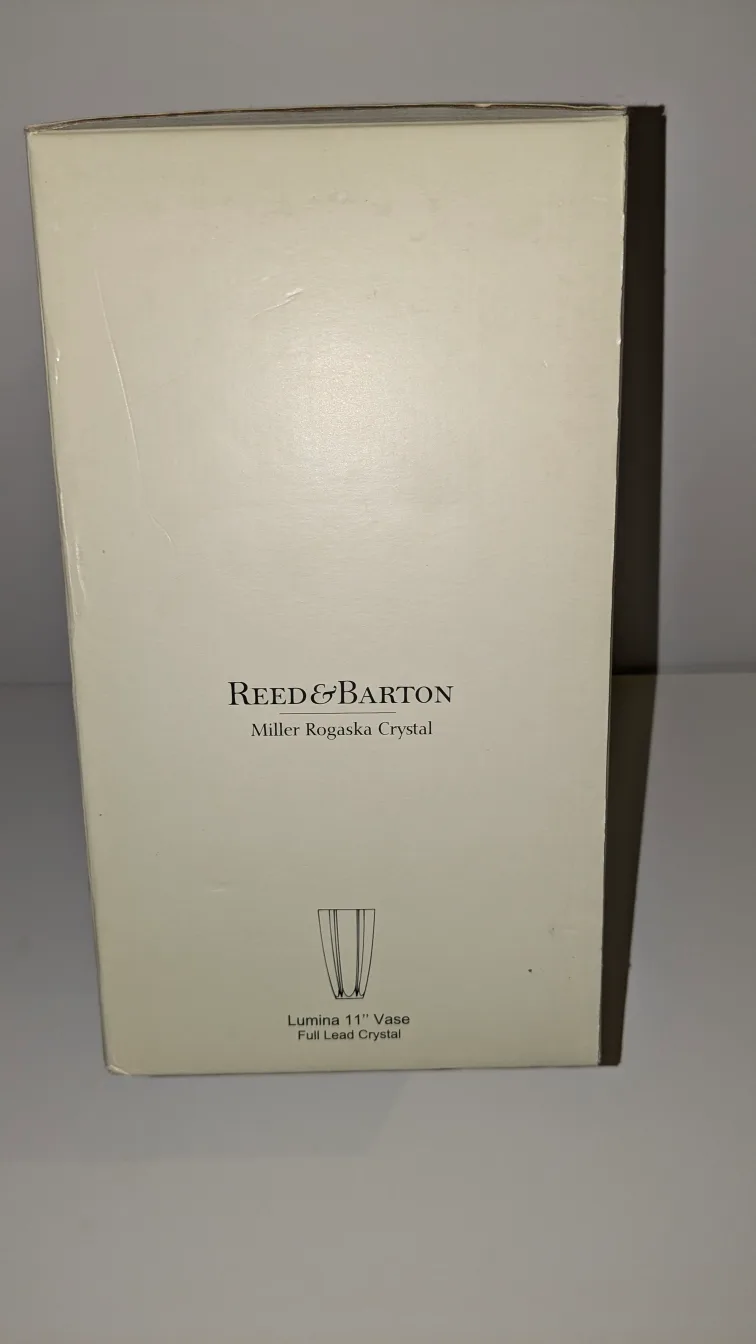 Reed & Barton Lumina 11" Vase  NEW IN BOX image indicator(5)