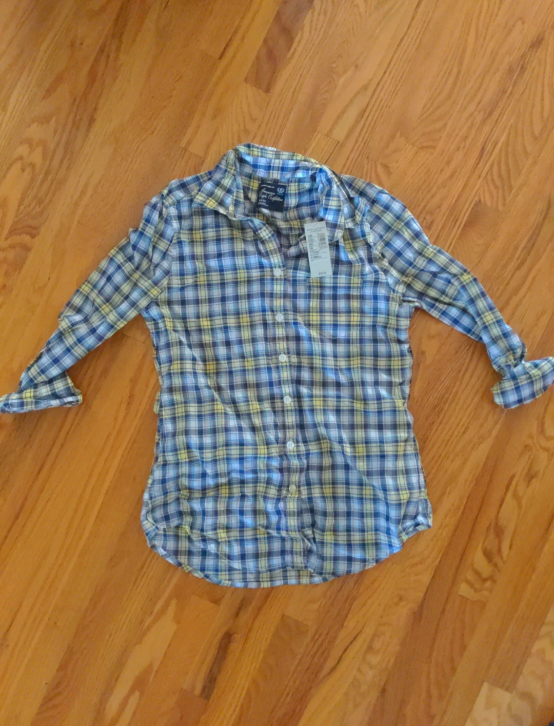 Brand new with tag Plaid Button-Down Shirt #ThriftyPicks