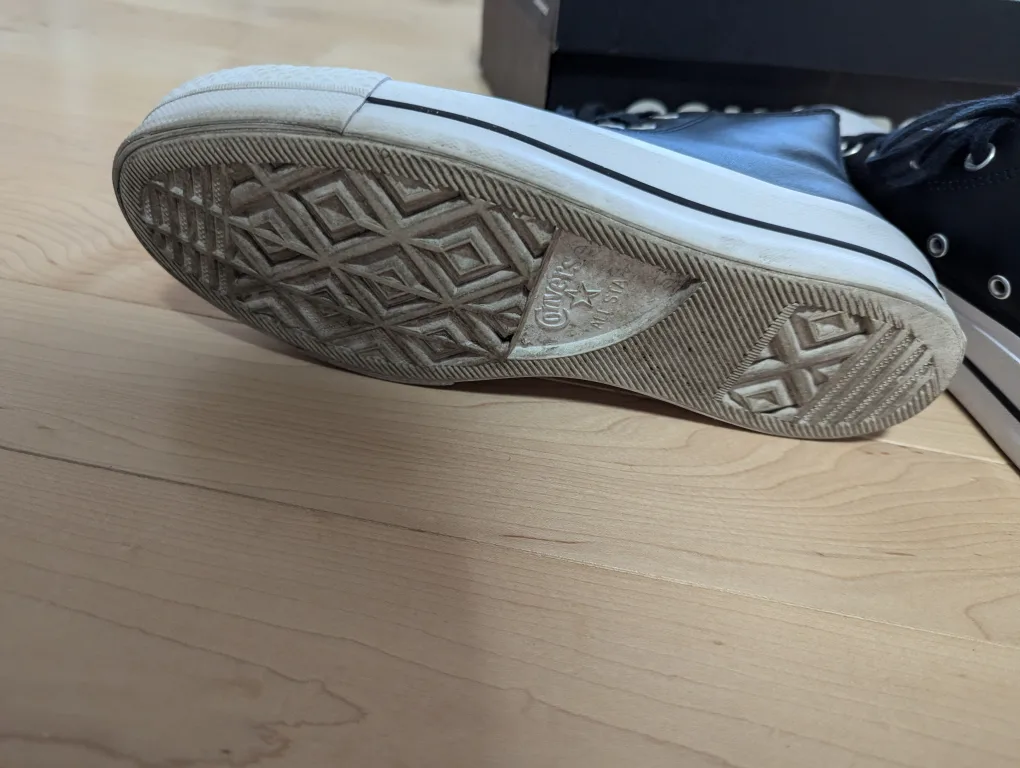 Converse All Star Leather High Top Sneakers image indicator(2)