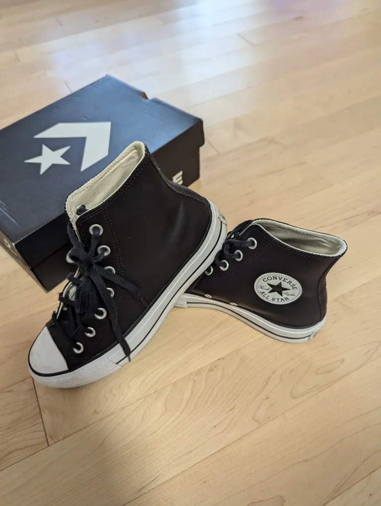 Converse All Star Leather High Top Sneakers image indicator(3)