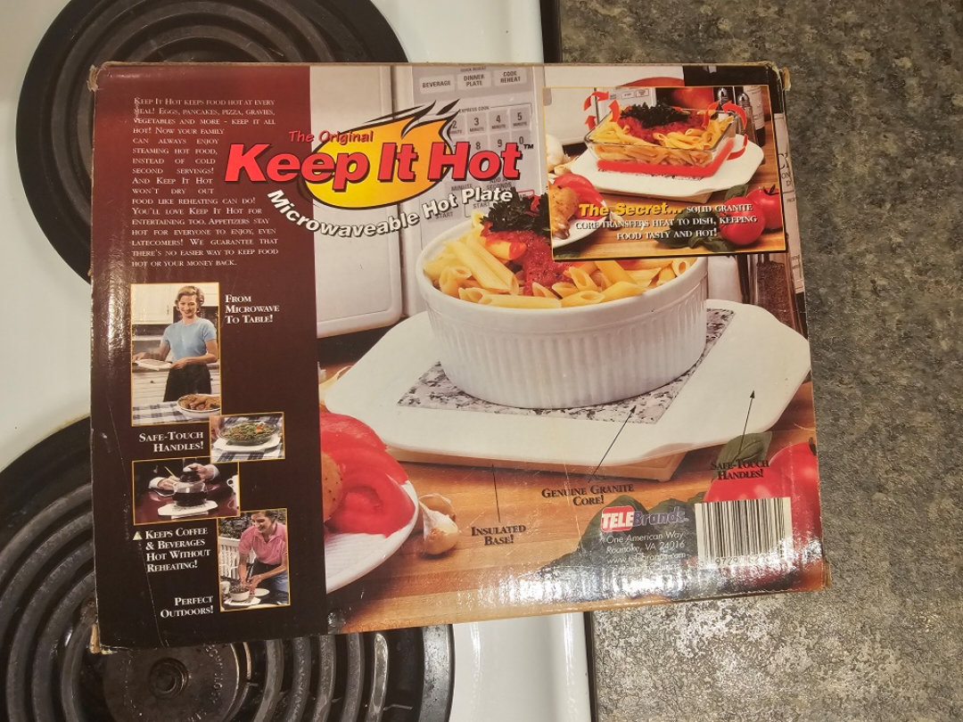 Keep It Hot Microwaveable Hot Plate - photo 2