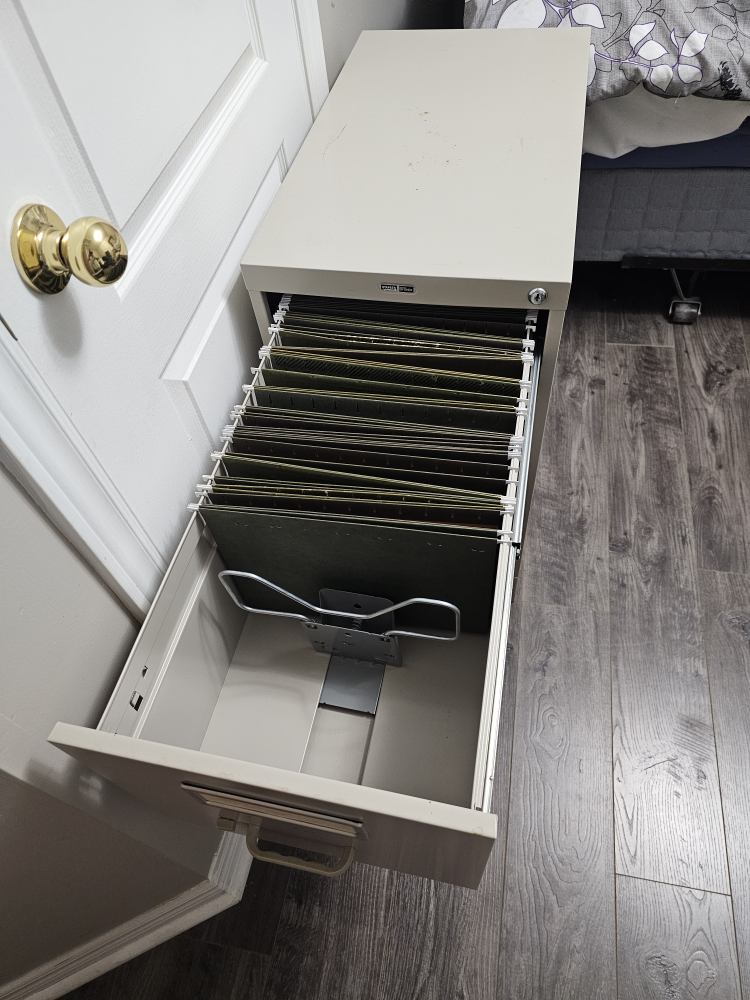 2 Drawer Metal Filing Cabinet