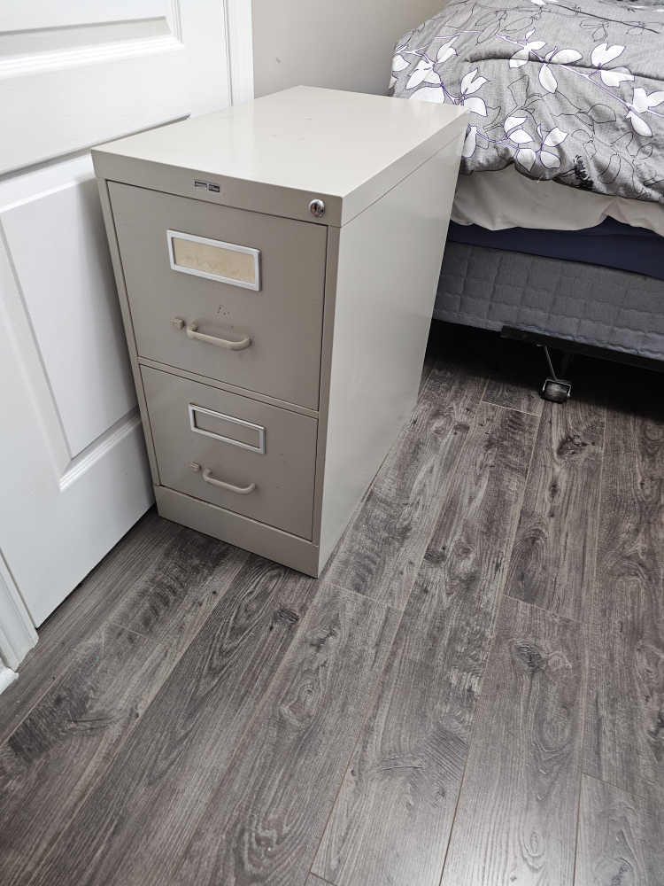 2 Drawer Metal Filing Cabinet - photo 2