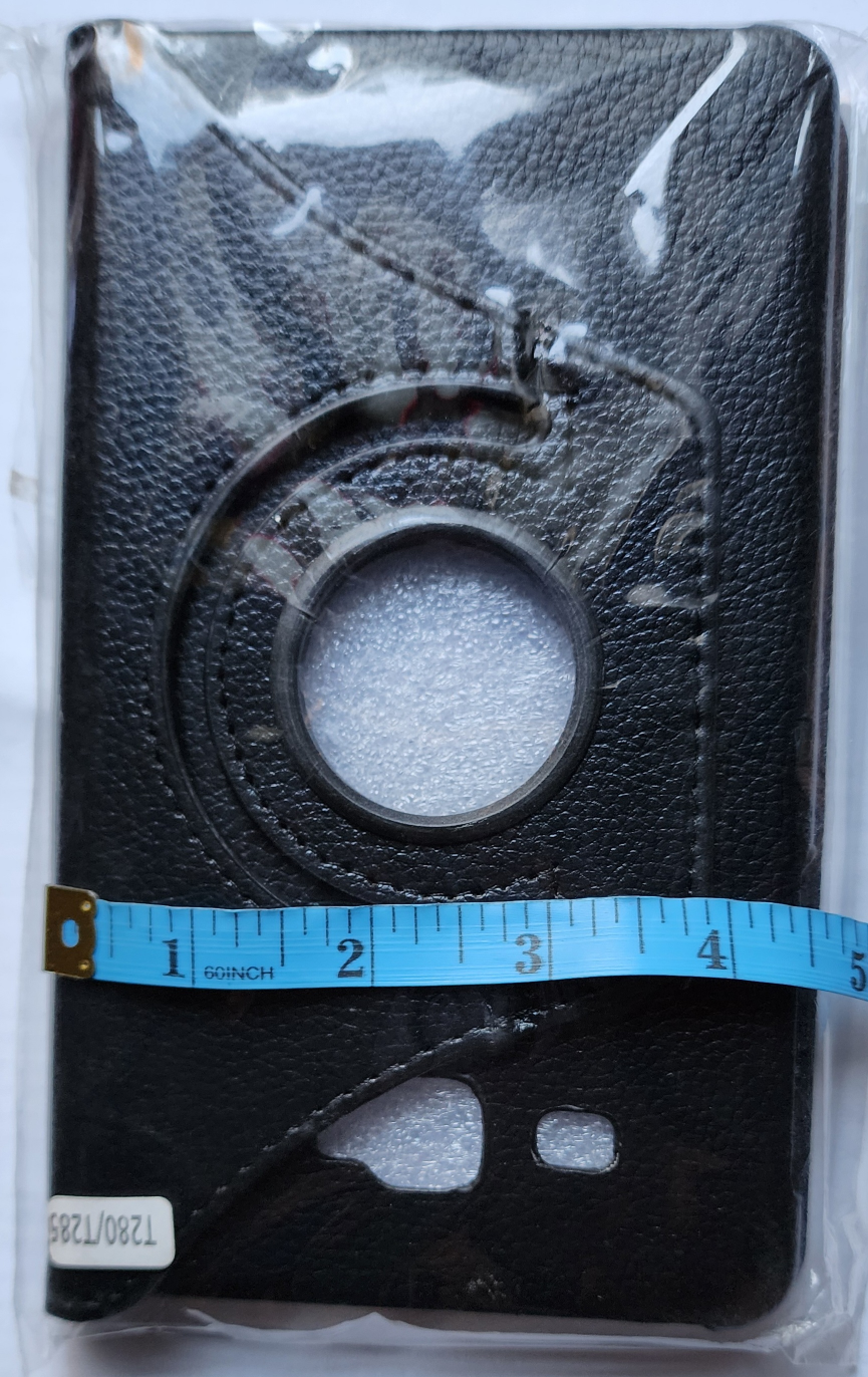 Black Leather tablet Case - photo 2