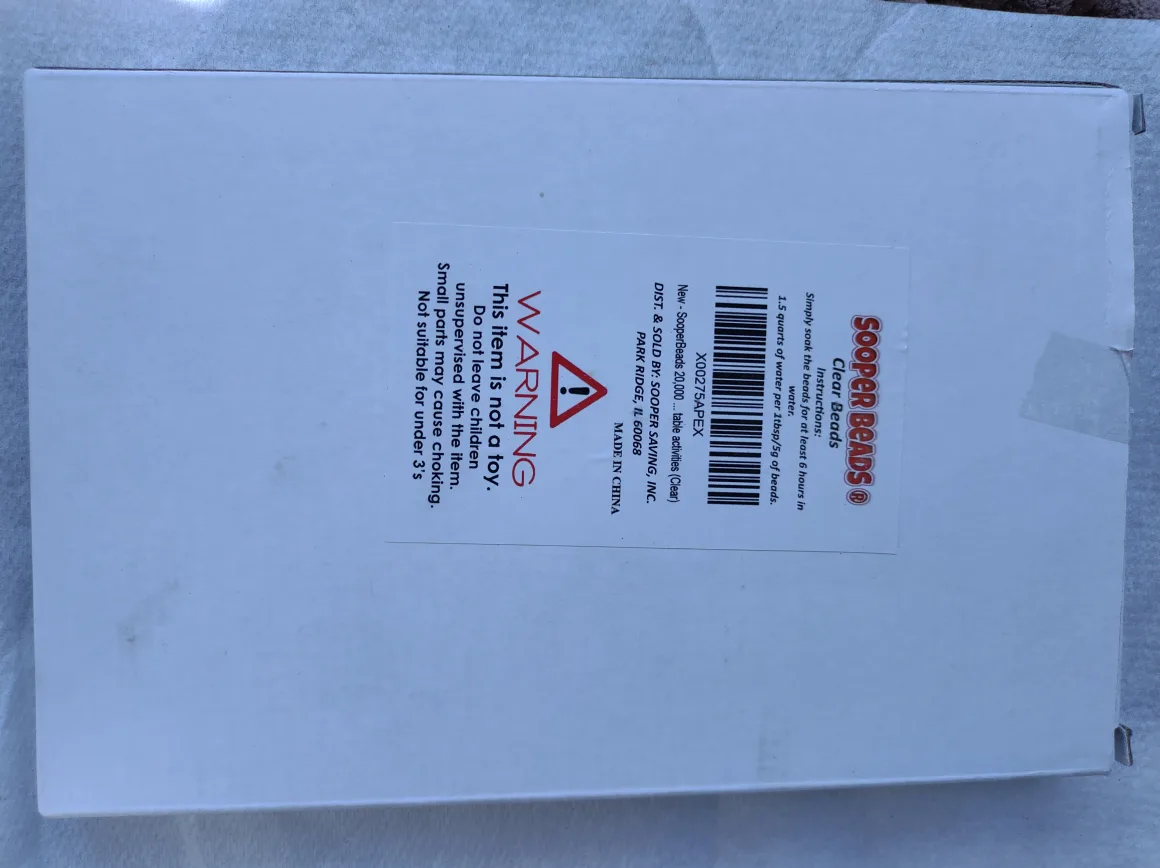 SooPer Beads Clear Water Beads image indicator(6)