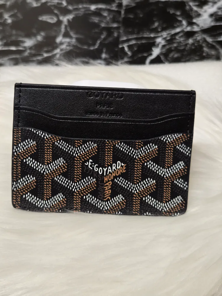 Goyard Black  Card Holder *new