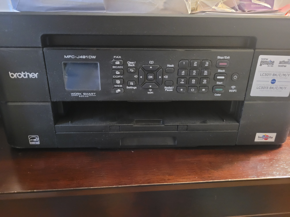 Brother MFC-J491DW Wireless Colour Inkjet Printer