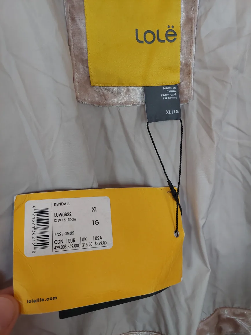 NWT Lole Kendall Down Puffer Women's Winter Jacket Size XL image indicator(8)