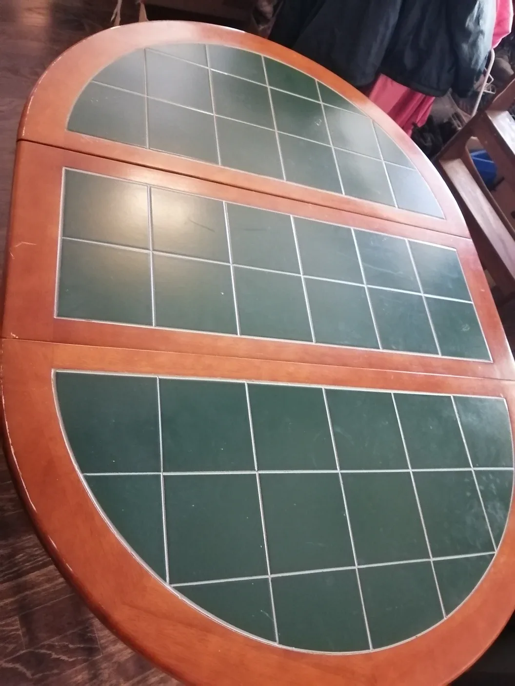 Green Tile Top Round Table image indicator(4)