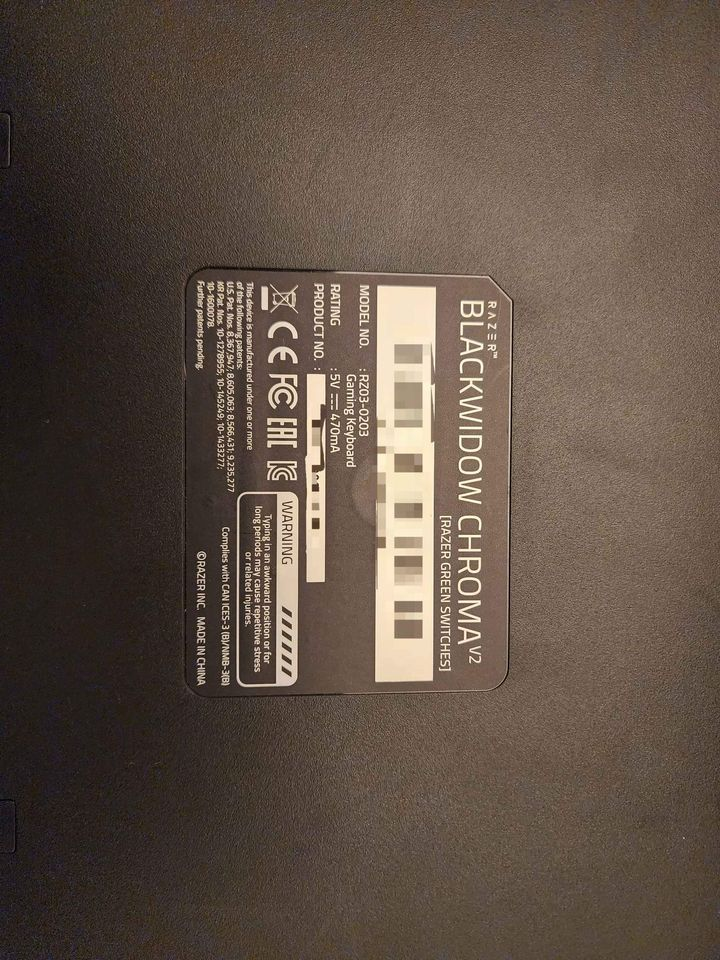Razer BlackWidow Chroma V2 Keyboard - photo 3