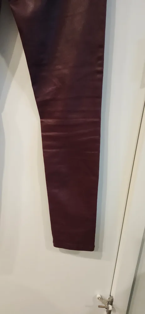 Massimo Dutti Skinny fit leather pants size 4 image indicator(3)