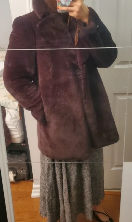 Zara Faux Fur Coat image indicator(4)