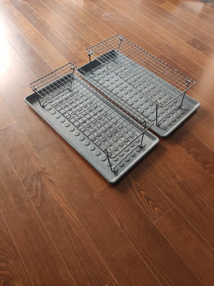 2 Stackable Shoe  Racks with  shoe Trays image indicator(2)