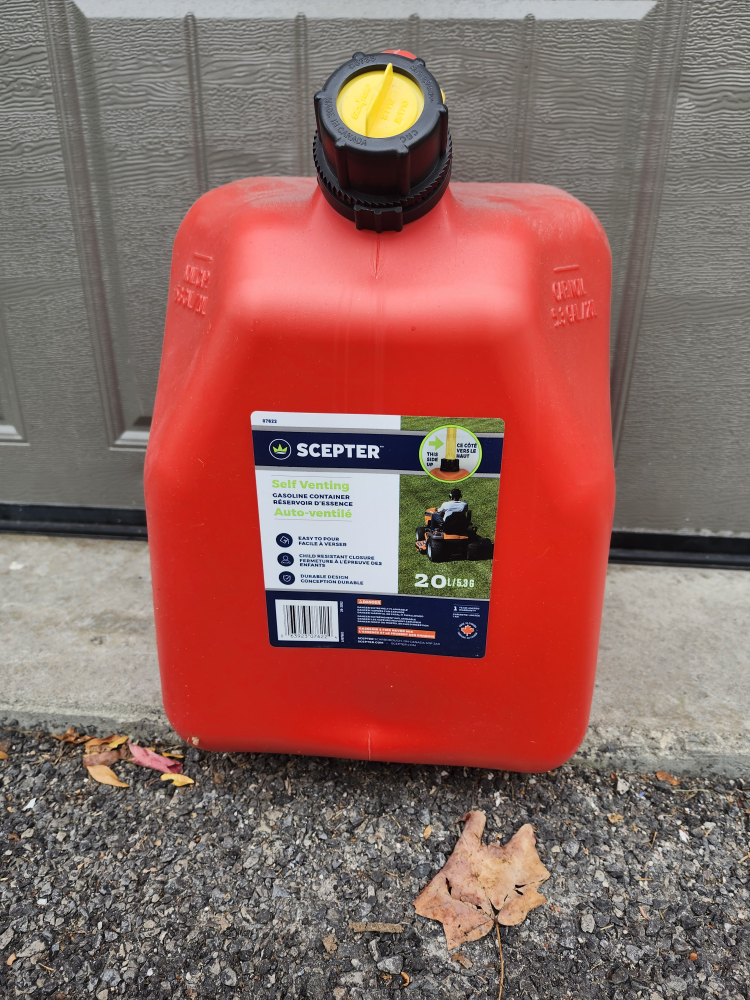 Scepter 20L Gas Can