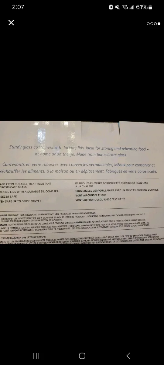 11 Piece Glass Food Storage Container Set image indicator(4)