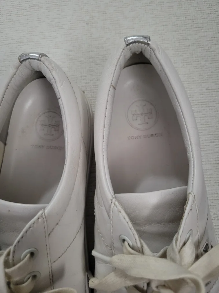 Tory Burch White Leather Sneakers image indicator(6)