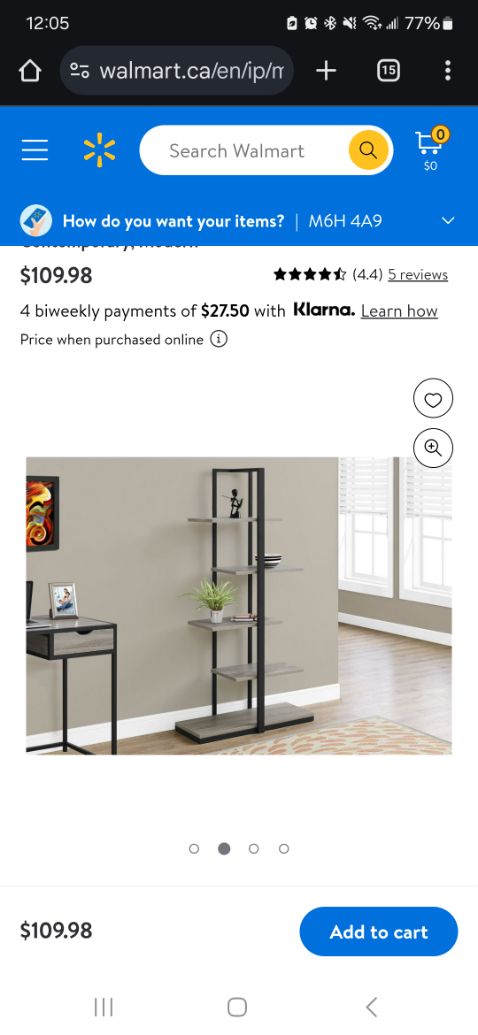 Bookshelf/etagere