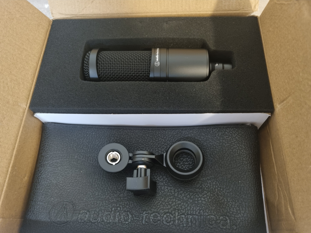 Audio-Technica AT2020 Cardioid Condenser Microphone