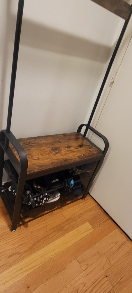 Coat Rack with Shoe Storage #ThriftyPicks - photo 2