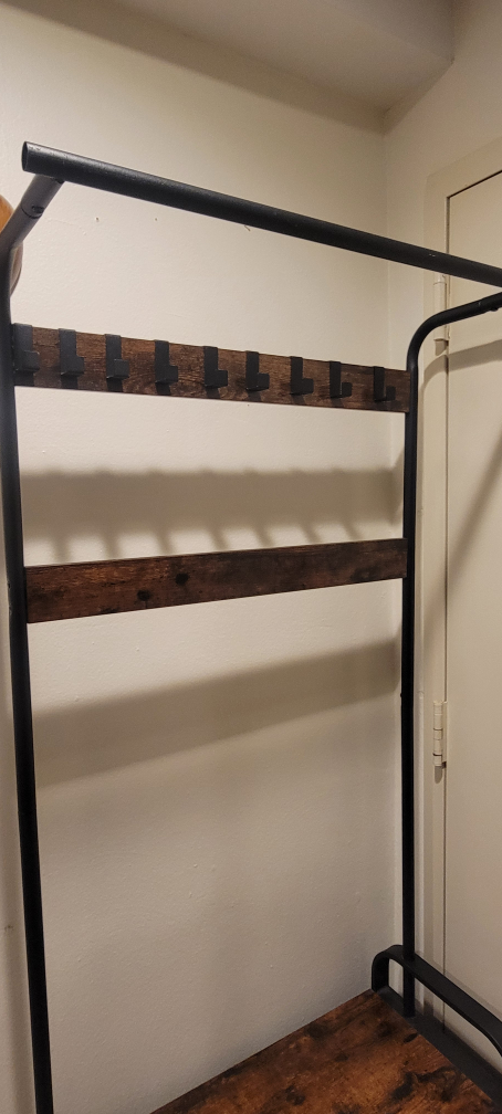 Coat Rack with Shoe Storage #ThriftyPicks - photo 3