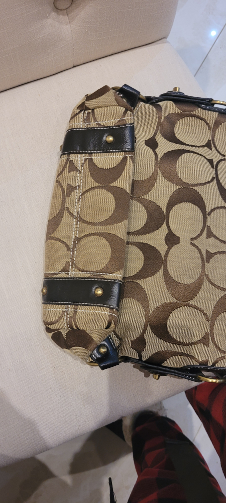 Coach Signature C  Brown & Tan  Shoulder Bag - photo 2