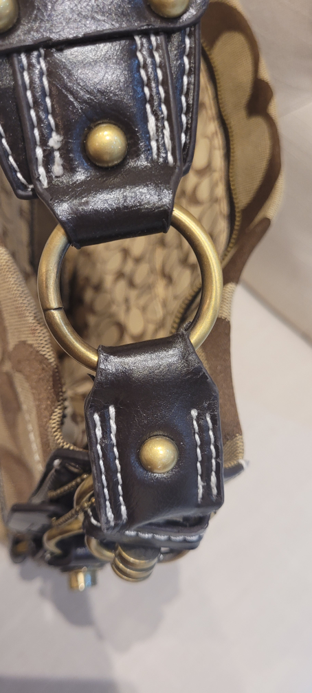 Coach Signature C  Brown & Tan  Shoulder Bag - photo 3