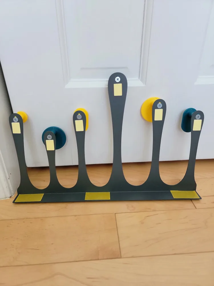 SENICOO Over The Door Hooks, Door Hanger Hook Rack image indicator(2)