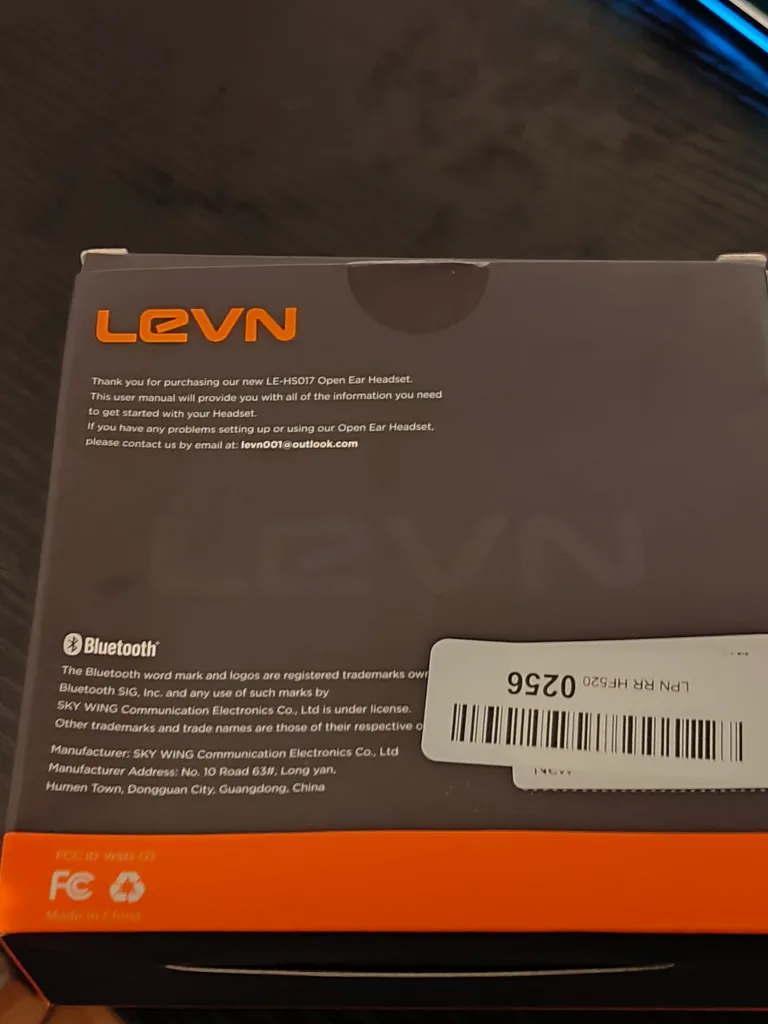 LEVN Open Ear Headset LE-HS017 with mic image indicator(2)