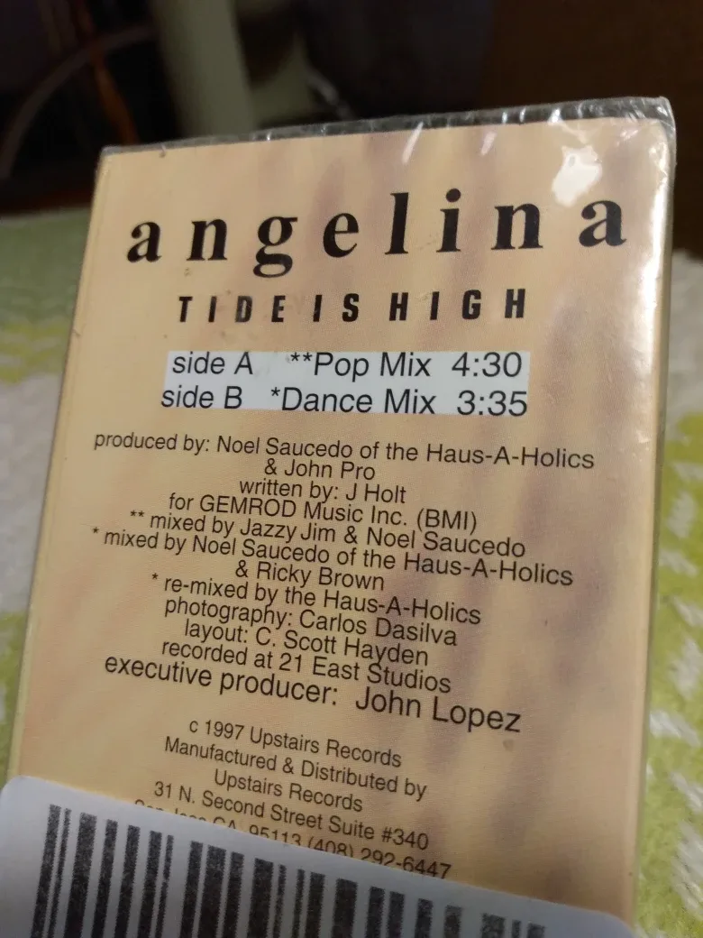 Angelina - Tide Is High Cassingle image indicator(2)