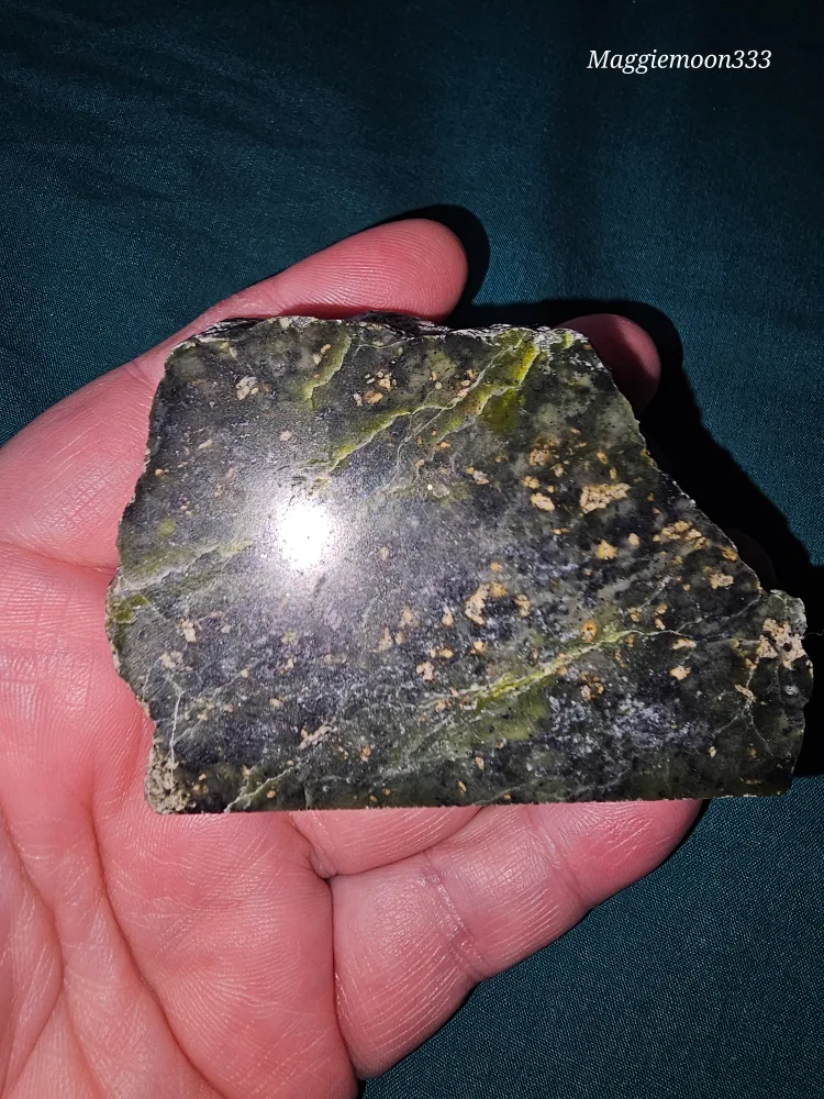polished Jade Slab with raw sides thumbnail