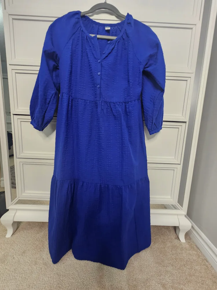 Old Navy Women's Petite Blue Dress image indicator(4)