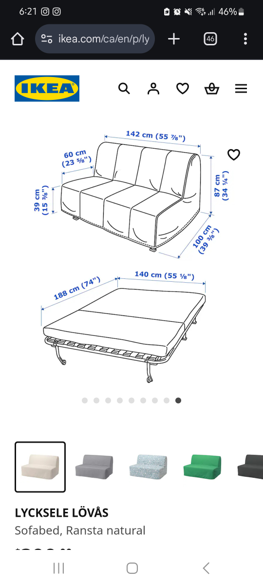 pull out couch with cover and pillows - photo 3