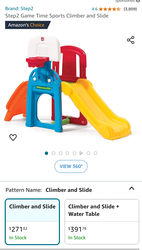 Step2 Game Time Sports Climber and Slide